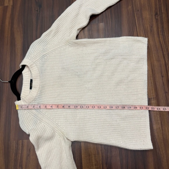 Quince Women’s Sz Small 100% Cashmere Cream Knit Sweater Quiet Luxury - Picture 6 of 7